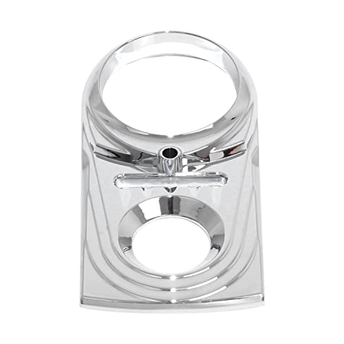 Shmt Abs Plastic Chrome Dash Panel Insert Cover For Harley Dyna Wide Glide Softail Custom Fxstc Fat Boy Softail Heritage Classic Heritage Springer #TOP2