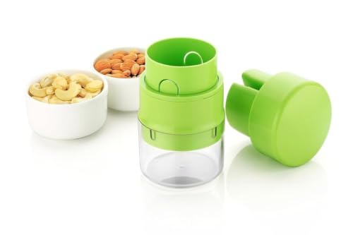 DDecora Manual Nut and Dry Fruit Cutter with ABS Plastic Hand Pull Operation.