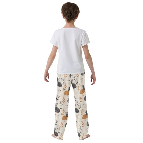 Animal 28 Pajamas Bottoms with Pockets Comfy Pjs Sleepwear Elastic Waistband Pajamas Pants Lounge Pants for 6-14 Years3