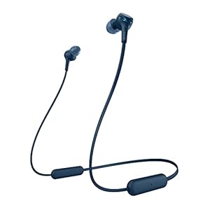 Sony WI-XB400L, Draadloze In-Ear Koptelefoon (Ingebouwde Spraakassistent, Nekband Design, Bluetooth 5.0, NFC), Blauw