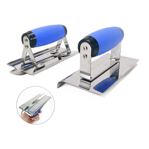 Llana de acero inoxidable para esquinas con mango ergonómico para acabados en yeso 6