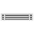 BUILDMART - 26x6 White Modern AC Vent Cover - Decorative Air Vent - Standard Linear Slot Diffuser - Register Grille for Ceiling, Walls & Floors - Texas Buildmart