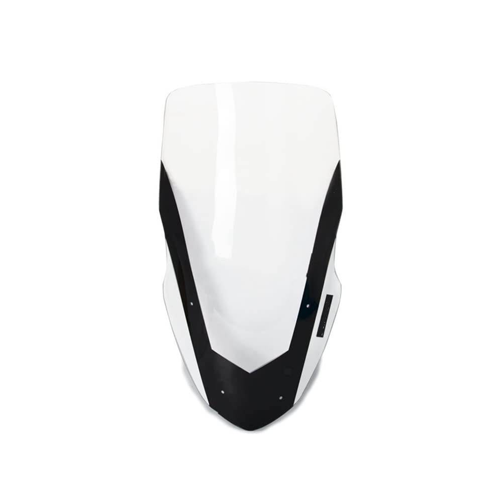 MotoPare-Brise Yamaha N-Max 125/155 2016-2018 Pare-Brise déflecteur Pare-Vent déflecteur Pare-Brise-Glace ABS Blanc