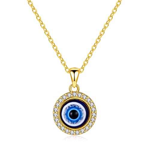 Pulseras turcas con esmalte azul, collar contra el mal de ojo para mujer y hombre, regalos de joyería