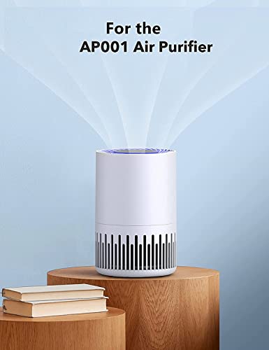 NA Air Purifier Filter, Air Purifier Replacement Filter, 3-in-1 True HEPA Filter Compatible with TaoTronics AP001, Black, NA-AP001