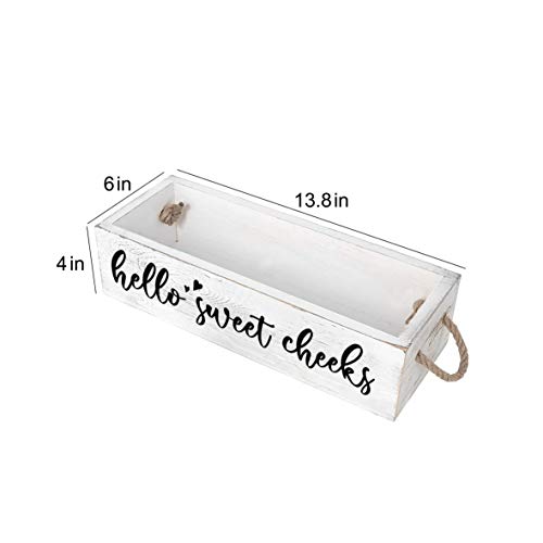 MayAvenue-Farmhouse-Bathroom-Decor-Box-Hello-Sweet-Cheeks-Double-Sided-Wooden-Toilet-Paper-Holder-Tissue-Box-with-Handles-Bathroom-Signs-White