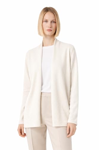 State Cashmere Lightweight Mid-Thigh Cashmere Cardigan 100% Pure Cashmere Sweater Cashmere Wraps for Women (Undyed White, Large)