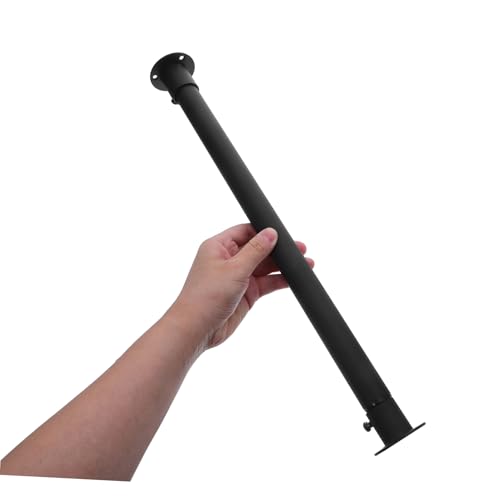 Support robuste avec barre de placard réglable en acier inoxydable durable - 5