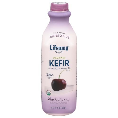 Lifeway, Kefir Whole Milk Black Cherry Organic, 32 Fl Oz