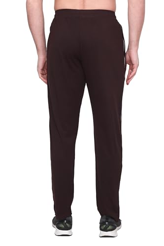 Image of Men's Cotton Hosiery Track Pants | Loose Fit Nightwear & Plus Size Lounge Bottoms | Soft Stretchable Cotton Lower | Pocket Zippers | Comfortable Daily Home Wear Pants | Sizes S-6XL