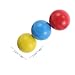Toddmomy 3 Pcs Wooden Croquet Balls Replacement Balls for Outdoor Family Games Promotes Hand Eye Coordination for Lawn Activities,3.5cm