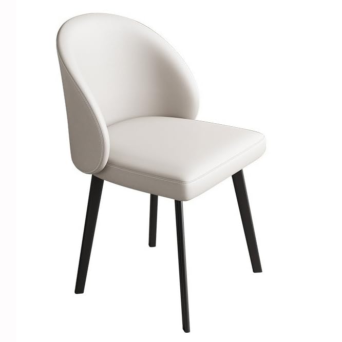 Krzesła do jadalni, minimalistyczne krzesła w stylu kremowym do stołów do negocjacji hotelowych, elegancki design do użytku domowego i biurowego