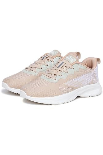 Image of ATHCO Womens Nyla Running Shoes for Woman with Soft Flexible Memory Foam Women's Shoes for Walking Gym Training,Casual, Sports, Lightweight Lace up Athletics Slipon Running Shoes for Ladies & Girls