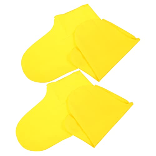 2 pares de protectores impermeables para botas de lluvia de látex, cubrebotas antideslizantes para ciclismo, senderismo y deportes