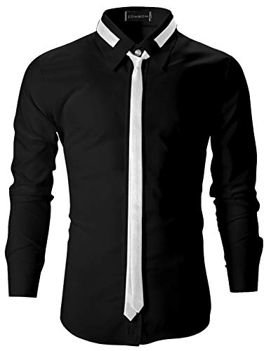 Image of Zombom Men's Regular Fit Casual Shirts