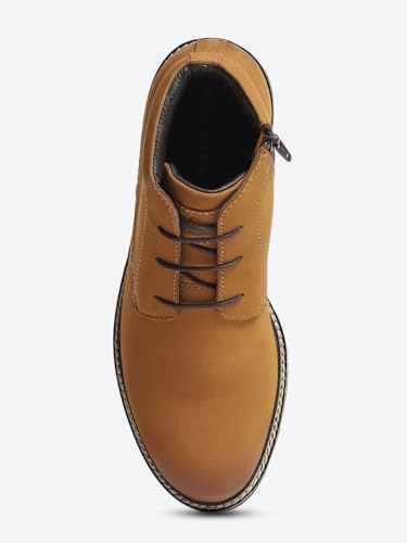 Image of Monte Carlo Tan Casual Chukka Style Ankle Boots for Men Tan-10