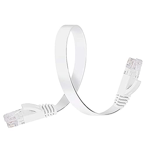 Cable Ethernet Cat6 1 pie Blanco miniatura 1