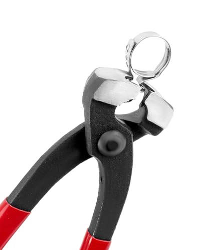 Pinza de abrazadera de oreja QWORK para reparar mangueras del coche 5