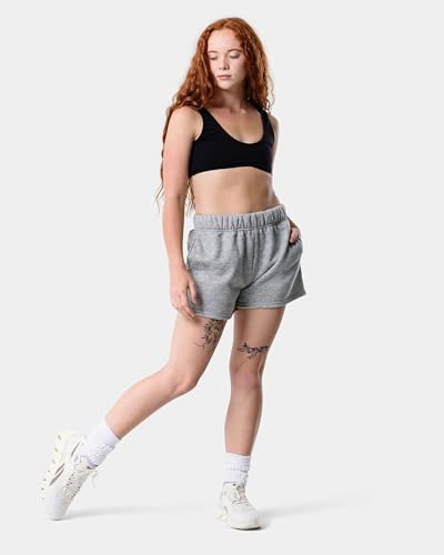 Image of Kamo Fitness CozyTec Sweat Shorts Women High Waisted Lounge Comfy Casual Cotton Shorts with Pockets