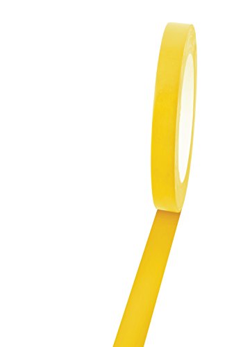 Image of Champion Sports Vinyl Tape, 1 /2 inch Wide x 36 Yards Long, Yellow - Durable Floor Marking Tape - Schools, Gyms, Restaurants
