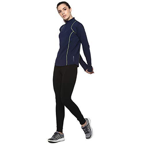 Image of Silvertraq Women's Athleisure Runner Zip Neck T-Shirt