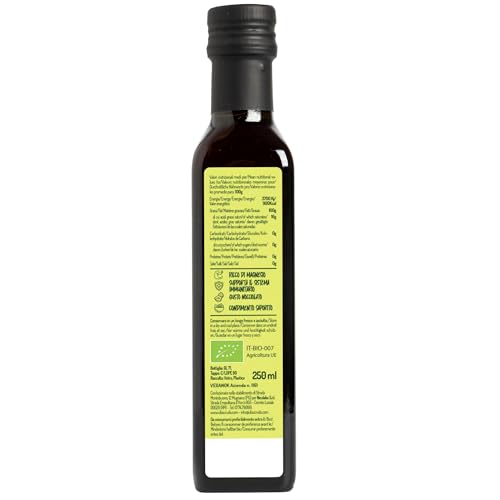 Kürbiskernöl Bio Kaltgepresst Rein und Ungeröstet - 250ml. Natürliches Kürbiskernöl Kaltgepresst für Haut Haare oder Dressing in Salaten. Organic Pumpkin Seed Oil.