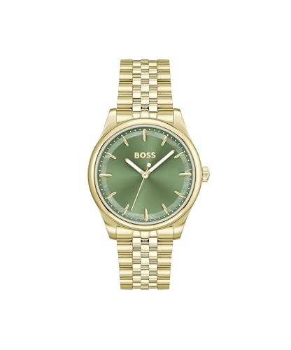 BOSS Graceful Women's 3H Quartz Watch, Stainless Steel Bracelet, 3ATM/30m Water Resistant - Modern, Elegant Timepiece - Gift for Her, 36mm