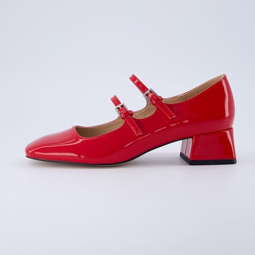 CUSHIONAIRE Women's Twiggy Mary Jane Dress Shoe +Memory Foam, Wide Widths Available2