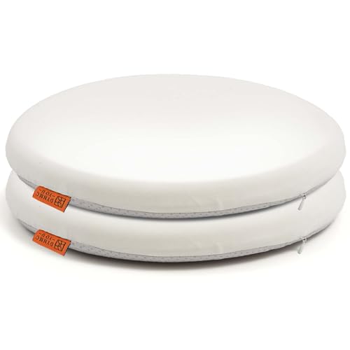 Coussin Outdoor pour Chaise Jardin & Balcon - Coussin Épais Mémoire de Forme 40x40 cm - Confortable Antidérapant Stable - Lot de 2 ou 4 Pièces au Choix -...