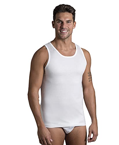 Luca Confezione da 2 Pezzi Maglie Intime Uomo in
