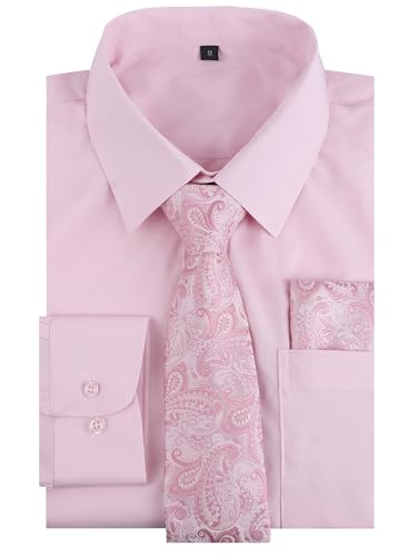Image of Alizeal Mens 3 Pcs Long Sleeve Shirts Set