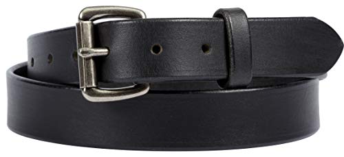Handcrafted Buffalo Leather Belt, 100% Solid Leather Belt, 1-1/4
