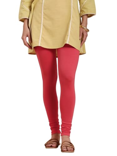 Image of TWIN BIRDS Tailored Cut and Classic Fit Super Stretchable Elastane Fabric Churidar Leggings for Women