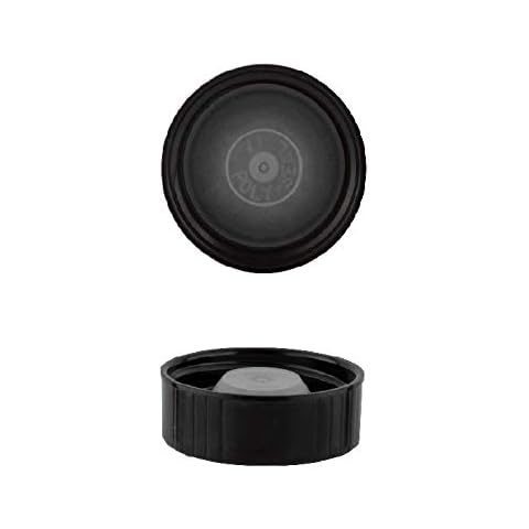 16 Pack of 33-400 Black Airtight Phenolic Poly Cone Insert Caps for 33mm Wide Glass Growler Bottles- Industrial & Food Grade (fits kitchentoolz 32oz Growler) Cover