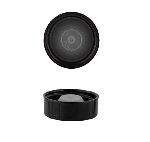8 Pack Of 33-400 Black Airtight Phenolic Poly Cone Insert Caps For 33Mm Wide Glass Growler Bottles- Industrial & Food Grade (Fits Kitchentoolz 32Oz Growler) #TOP20