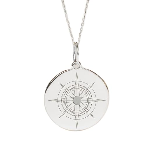 Pendentif boussole LKBEADS et sa chaîne de 45,7 cm pour sublimer vos looks quotidiens