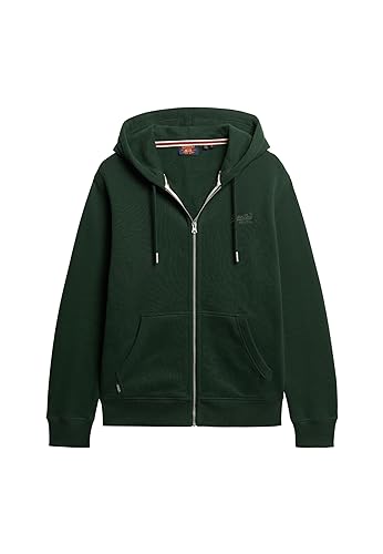 Preisvergleich Produktbild Superdry Herren Essential Kapuzenjacke mit Logo Waldgrün L