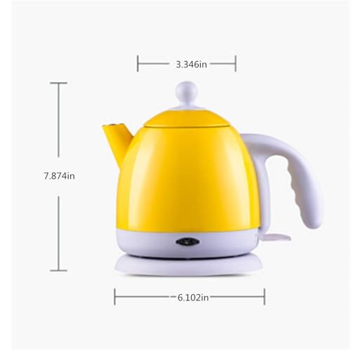 Kettle, Tetera Eléctrica de Acero Inoxidable 1L Amarilla miniatura 2