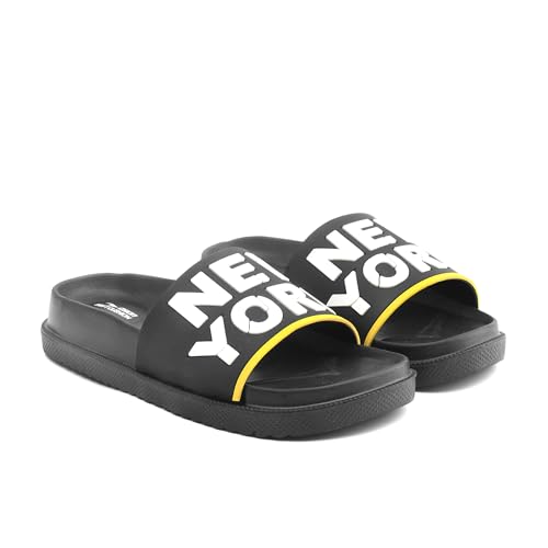 Image of ASIAN Slider-75 Kids Slippers | Lightweight, Soft Cushioning, Anti-Slip Grip for Daily & Travel Wear | Ideal for Boys & Girls Olive