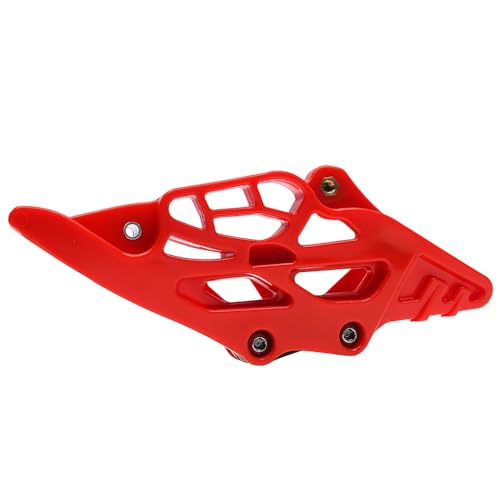 Guide de la chaîne arrière antiblocage avec slider de bras oscillant rouge