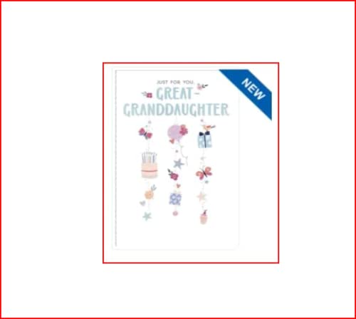 UK Greetings Great-Granddaughter Birthday Card