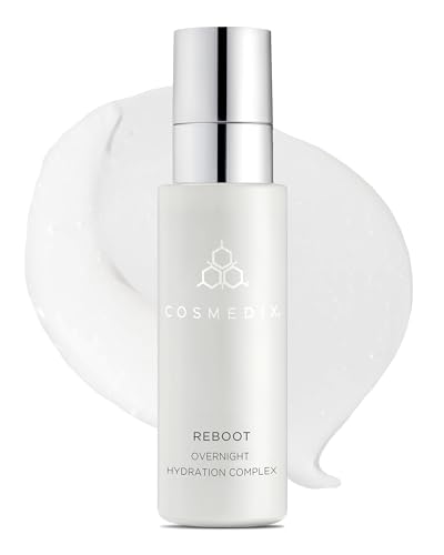 COSMEDIX Reboot Overnight Face Serum with Hydration Complex - Lightweight Anti-Aging Probiotic-Packed Facial Serum for Fine Lines, Wrinkles & Uneven Skin - Moisturizing Night Serum for All Skin Type