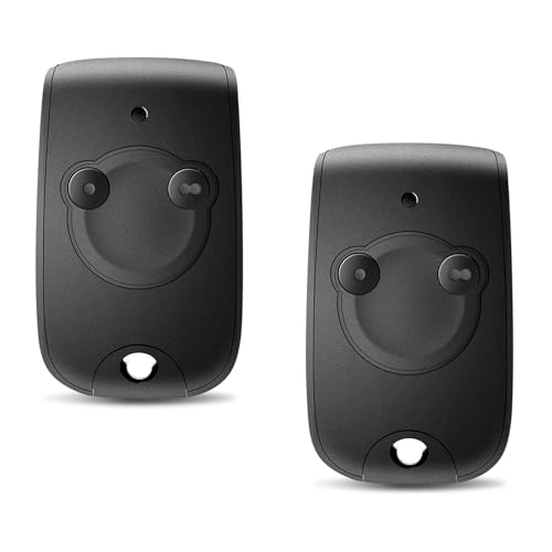 2 Pièce Remplacement pour télécommande 1841026, télécommande portail 433,92 MHz 2 canaux, pour contrôler 2 moteurs de portails et portes de garage