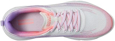 Skechers Women's MAX Cushioning Elite-Galaxy Burst Sneaker, White/Lavender, 8 | Image 1