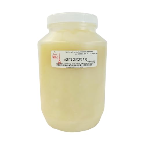 Farmacia PARIS | Aceite De Coco Natural | Uso cosmético | Hidratante para Cremas, Piel, Cabello (1 kg)