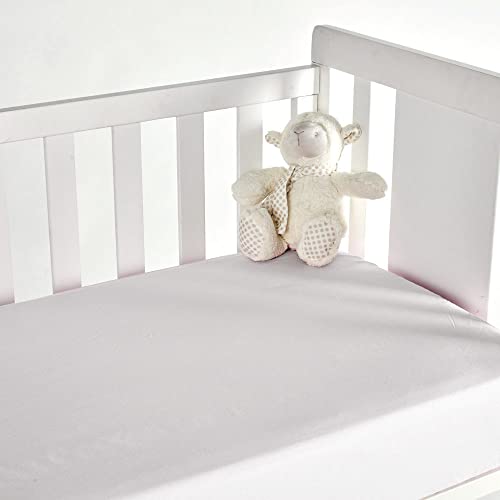 10XDIEZ Spannbetttuch für Kinderbett, Baumwolle, Weiß Cover