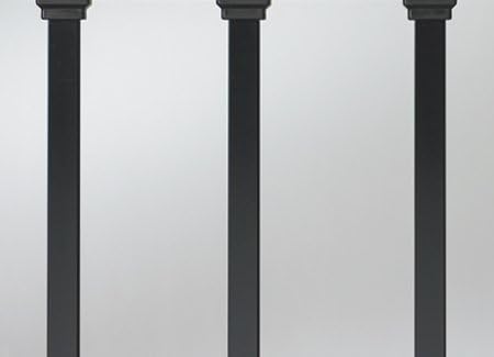 Estate 26” Square Baluster, Black, 100 Pk. (Deckorators 158469)