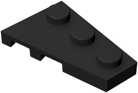 ＯＲＺＫＥＹ クラシックバルクプレート、穴付きラウンド4x4、300ピースブラック、レゴパーツおよびピースと互換性あり 43722