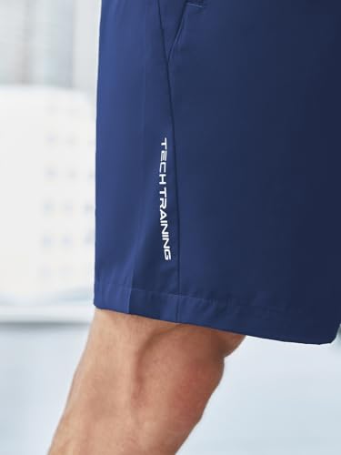 Image of TAGDO Men's Athletic Shorts with Zipper Pockets | Lightweight Workout Running Shorts Pants for Men | Elastic Waist Drawstring Gym Shorts for Training | Fitness, Sports, Casual Wear (2051)
