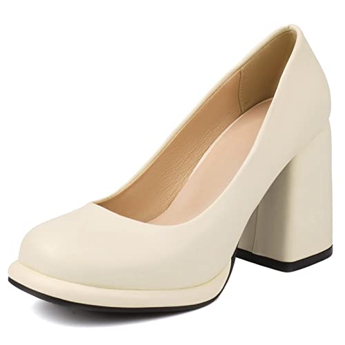 Chaussures à talon large Lizoleor finies les douleurs aux pieds en talons